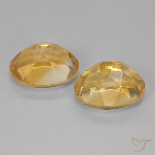 Pedras preciosas de Citrino Laranja Dourado Profundo natural de 5.78 ct, oval, VVS