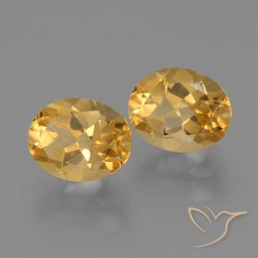 Pedras preciosas de citrino dourado natural de 5,04 ct, corte oval, VVS