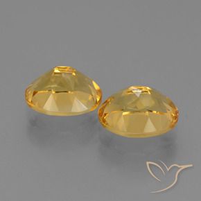 Pedras preciosas de citrino dourado natural de 5,04 ct, corte oval, VVS