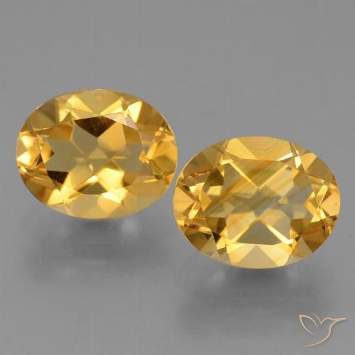 5.33ctw Natural ouro brilhante Citrino, oval, VVS
