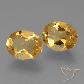 Pedras preciosas de Citrino Laranja Dourado Profundo natural de 4.20 ct, oval, VVS-VS
