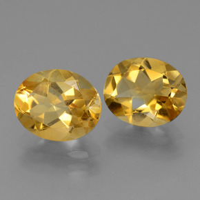 Pedras preciosas de citrino ouro natural de  ct, corte oval, VVS-VS