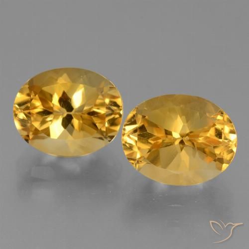 5.81ctw Natural Laranja Dourado Profundo Citrino, oval, VVS-VS, Photo A