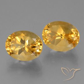 Pedras preciosas de Citrino Laranja Dourado Profundo natural de 5.81 ct, oval, VVS-VS