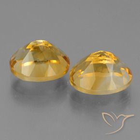 Pedras preciosas de Citrino Laranja Dourado Profundo natural de 5.81 ct, oval, VVS-VS