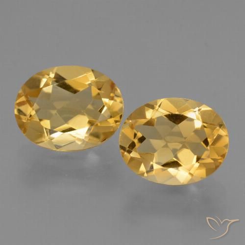 4.95ctw Natural Laranja Dourada Citrino, oval, VVS-VS