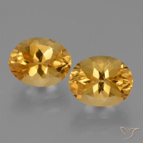 5.17ctw Natural Laranja Dourado Profundo Citrino, oval, VVS