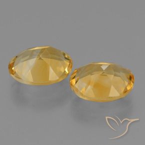 Pedras preciosas de Citrino Dourado natural de 4.63 ct, oval, VVS