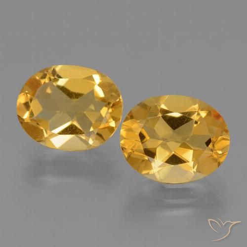 4.37ctw Natural Dourado médio Citrino, oval, VVS-VS