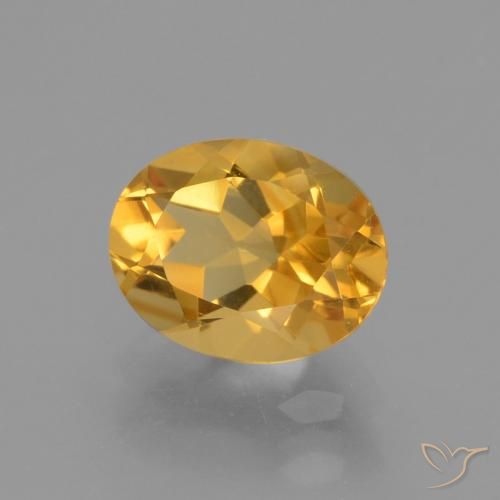 Citrino Laranja Dourado Profundo Natural 2.44ct, oval, VVS