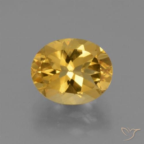 2.51ct Natural Laranja Dourada Citrino, oval, VS
