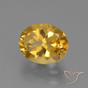 Citrino Laranja Dourada Natural 2.51ct, oval, VS