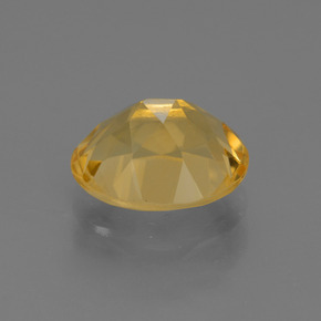 Citrino dourado natural 2,50ct, corte oval, VVS