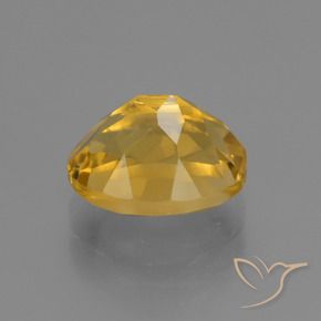 Citrino Laranja Dourada Natural 2.94ct, Corte Oval, VVS