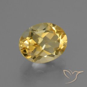 Citrino Ouro Médio-claro Natural 2.57ct, oval, VS
