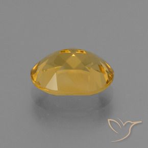 Citrino Laranja Dourado Profundo Natural 2.42ct, Corte Oval, VS