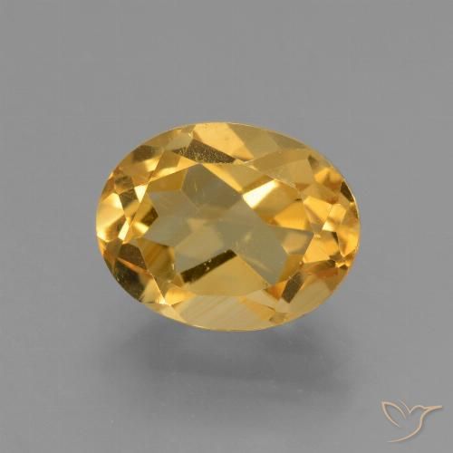 2.81ct Natural Laranja Dourado Profundo Citrino, oval, VVS-VS