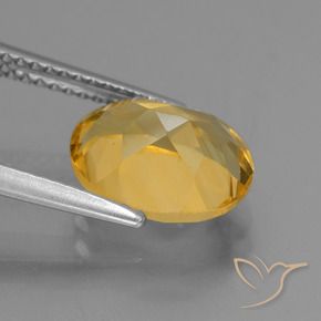Citrino Laranja Dourado Profundo Natural 2.81ct, oval, VVS-VS