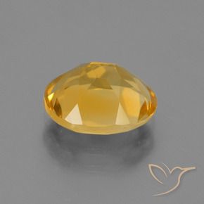 Citrino Laranja Profundo-Ouro Natural 2.35ct, oval, VVS