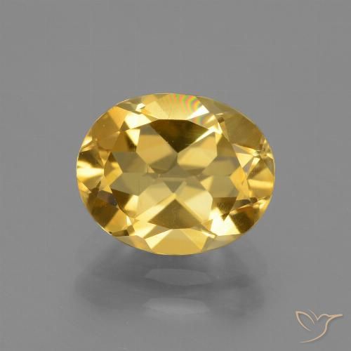 2.28ct Natural Laranja Dourada Citrino, oval, VS