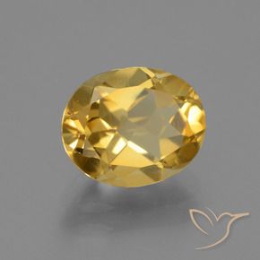 Citrino Laranja Dourada Natural 2.28ct, oval, VS