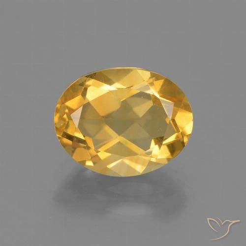 2.19ct Natural Dourado Escuro Citrino, oval, VVS-VS