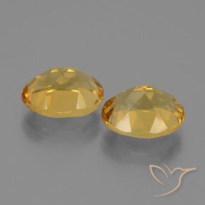 Pedras preciosas de Citrino Laranja Dourado Profundo natural de 4.84 ct, oval, VVS-VS