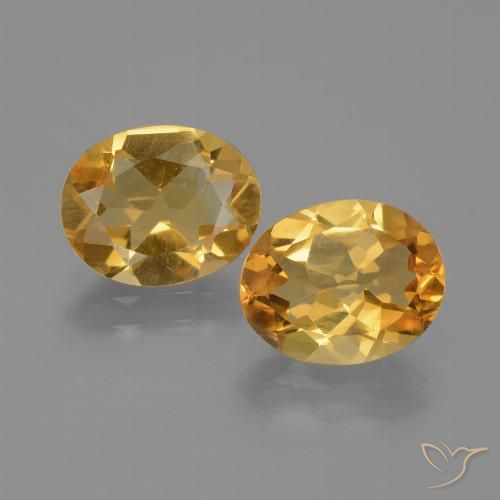 3.85ctw Natural Laranja escuro-dourado Citrino, oval, VVS-VS