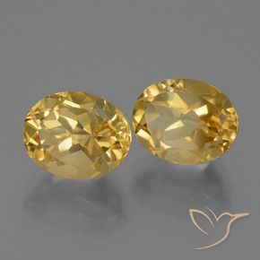 Pedras preciosas de Citrino Laranja Dourado Profundo natural de 5.89 ct, oval, VVS