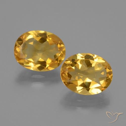 4.28ctw Natural Dourado Escuro Citrino, oval, VVS-VS