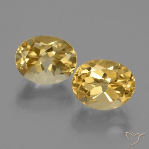 5.59ctw Natural Laranja Dourado Profundo Citrino, oval, VVS