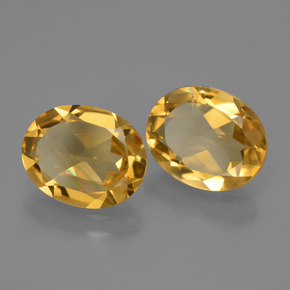 Pedras preciosas de citrino dourado natural de 4,05 ct, corte oval, VVS-VS