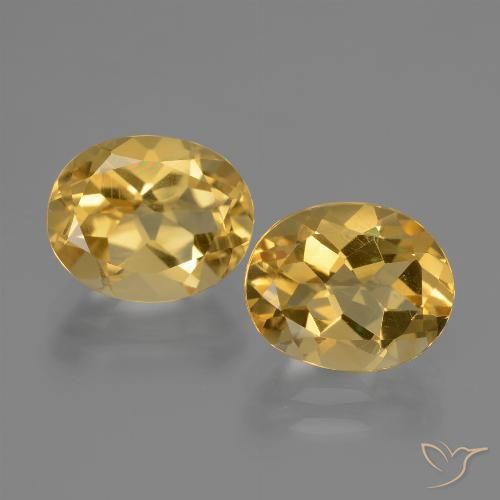 5.06ctw Natural Dourado Médio-escuro Citrino, oval, VS