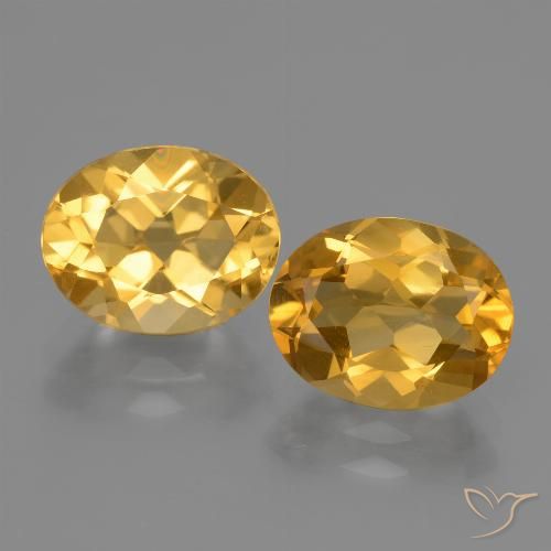 4.89ctw Natural Dourado Escuro Citrino, oval, VVS-VS