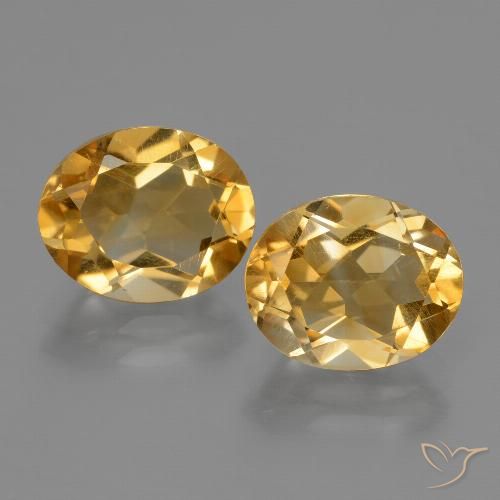 4.81ctw Natural Dourado Médio-claro Citrino, oval, VVS-VS