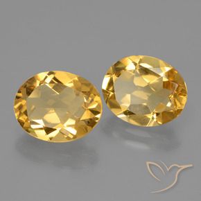 Pedras preciosas de Citrino Laranja Dourada natural de 4.23 ct, oval, VVS