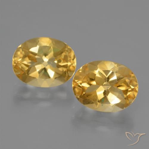 4.91ctw Natural Laranja Dourado Profundo Citrino, oval, VVS-VS