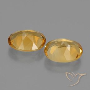 Pedras preciosas de Citrino Laranja Dourado Profundo natural de 4.20 ct, oval, VVS-VS