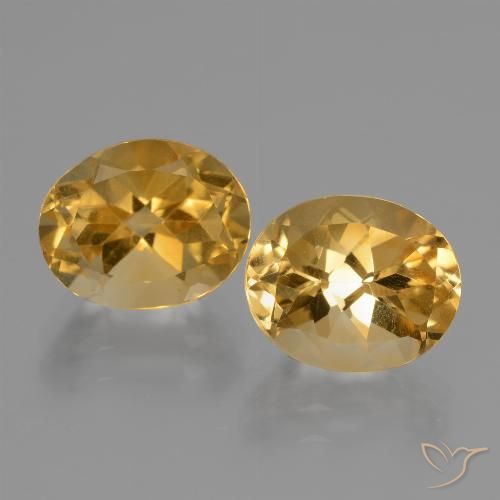5.49ctw Natural Laranja Dourado Profundo Citrino, oval, VVS