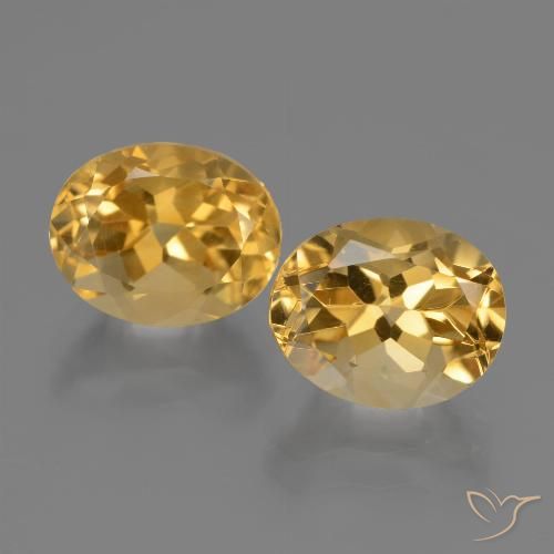 5.63ctw Natural Laranja Dourado Profundo Citrino, oval, VVS