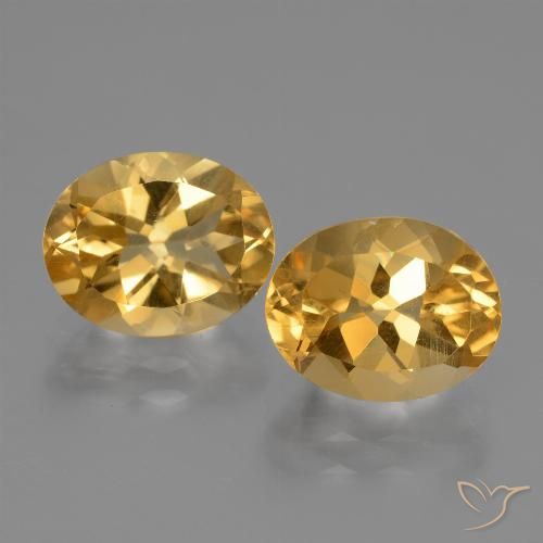 5.03ctw Natural Laranja Dourado Profundo Citrino, oval, VVS-VS