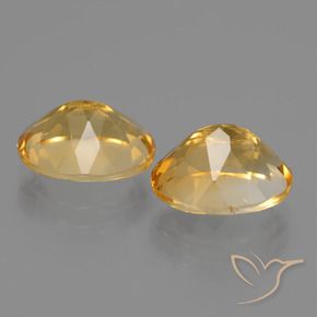 Pedras preciosas de Citrino Laranja Dourado Profundo natural de 5.03 ct, oval, VVS-VS