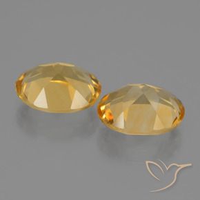 Pedras preciosas de Citrino Dourado natural de 4.58 ct, oval, VVS-VS