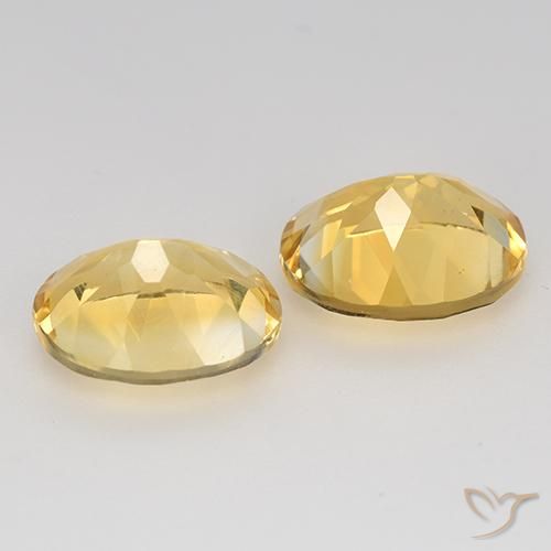Pedras preciosas de Citrino Laranja Dourada natural de 4.70 ct, oval, VVS-VS