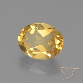 Citrino Dourado Médio-escuro Natural 2.38ct, oval, VVS-VS