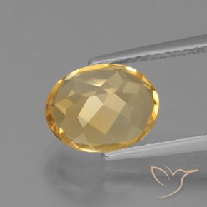 Citrino Dourado Médio-escuro Natural 2.38ct, oval, VVS-VS
