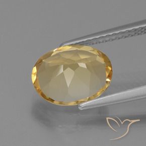 Citrino Laranja Dourada Natural 2.10ct, oval, VS