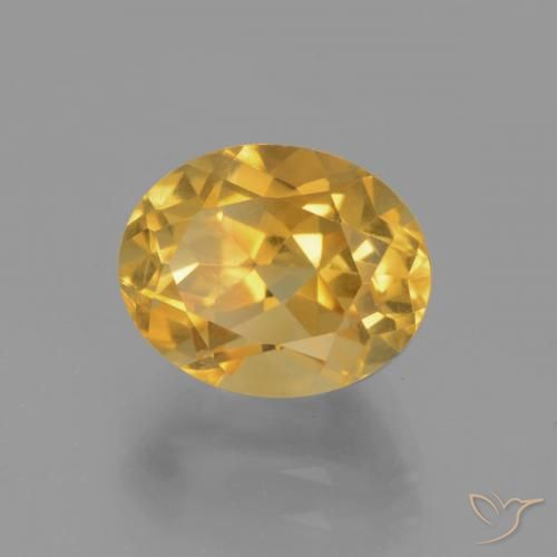 Citrino Dourado médio Natural 2.98ct, oval, VVS