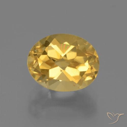 2.84ct Natural Laranja Dourada Citrino, oval, VVS-VS