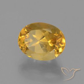 Citrino Dourado Escuro Natural 2.78ct, oval, VVS-VS